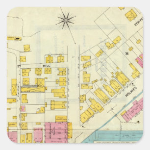 Frankfort, Kentucky 10 Quadratischer Aufkleber
