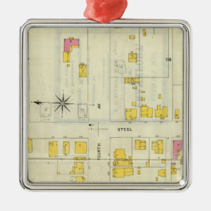 Frankfort, Kentucky 5 Ornament Aus Metall