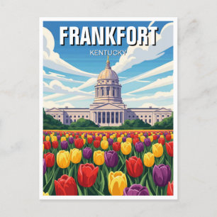 Frankfort Kentucky Postcard Staat Hauptstadt Postkarte