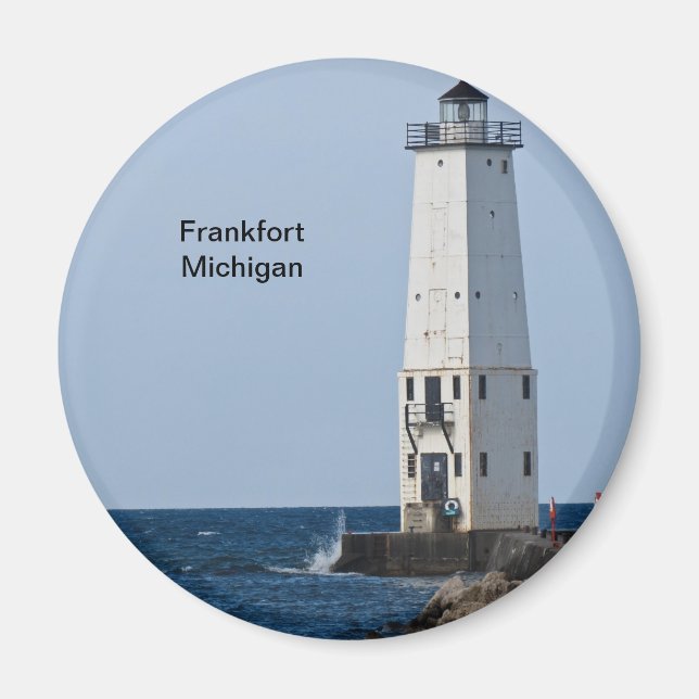 Frankfort Michigan Lighthouse Magnet (Vorne)