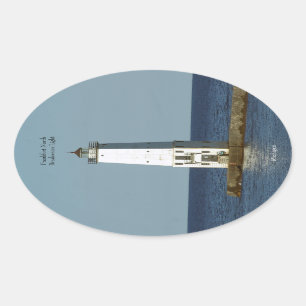 Frankfort North Breakwater Light Aufkleber