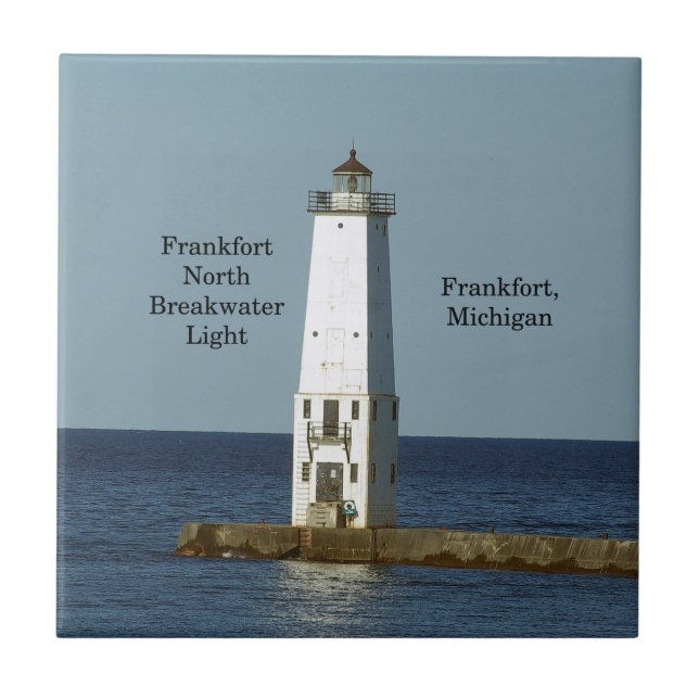 Frankfort North Breakwater Light Fliesen (Vorderseite)