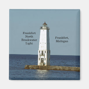 Frankfort North Breakwater Light Magnet