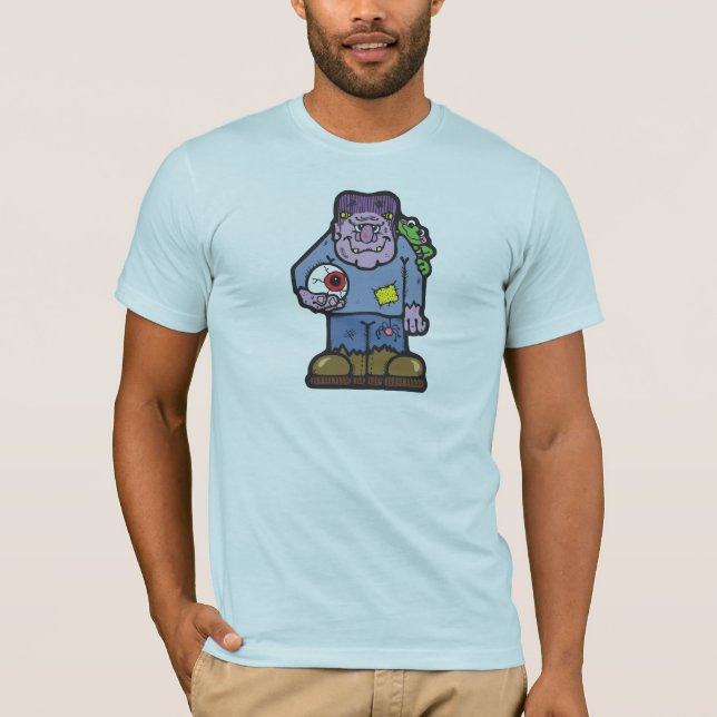 Frankfurenstein und Frosch T-Shirt (Vorderseite)