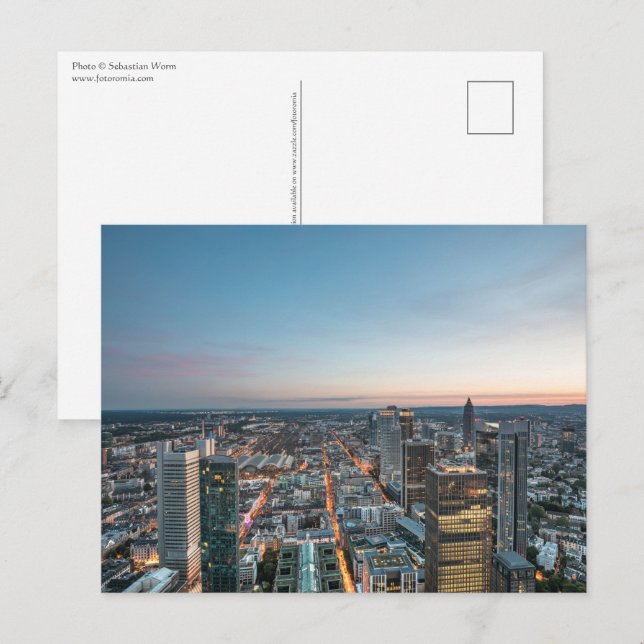 Frankfurt am Main Deutschland Postkarte (Vorne/Hinten)