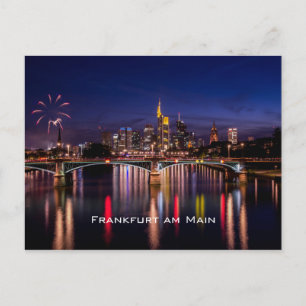 Frankfurt am Main, Deutschland Postkarte