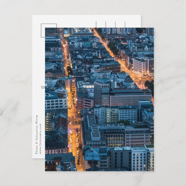 Frankfurt am Main Deutschland Postkarte (Vorne/Hinten)