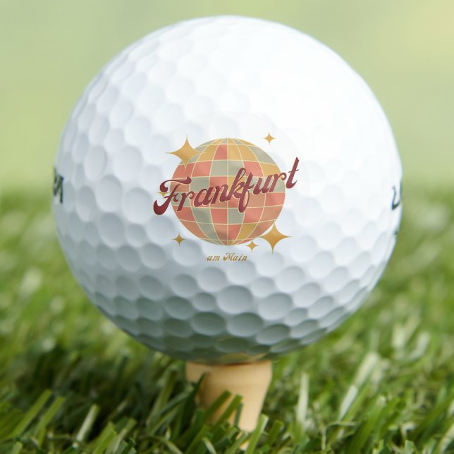Frankfurt am Main FFM Deutschland Retro Golf Club Golfball (Von Creator hochgeladen)