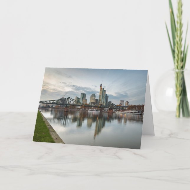 Frankfurt am Main Karte (Vorderseite)