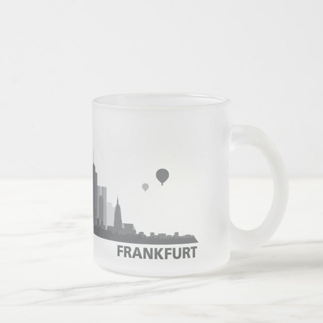 Frankfurt City Skyline Tasse / Becher (Rechts)