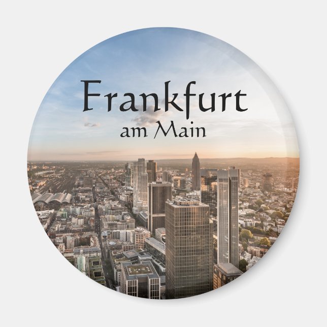 Frankfurt Deutschland Magnet (Vorne)