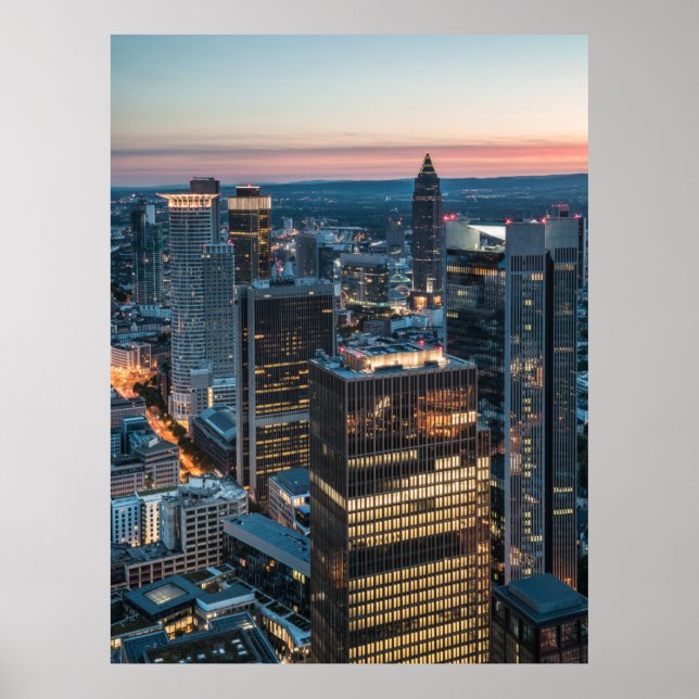 Frankfurt Deutschland Poster (Vorne)