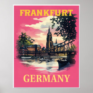 Frankfurt, Deutschland Poster 