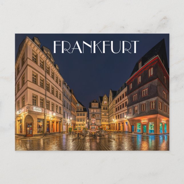 Frankfurt Deutschland Postkarte (Vorderseite)