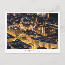 Frankfurt Deutschland Postkarte