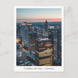 Frankfurt Deutschland Postkarte