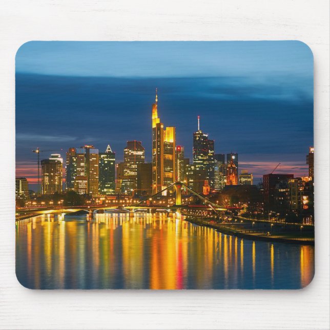 Frankfurt Deutschland Stadtbild Mousepad (Vorne)