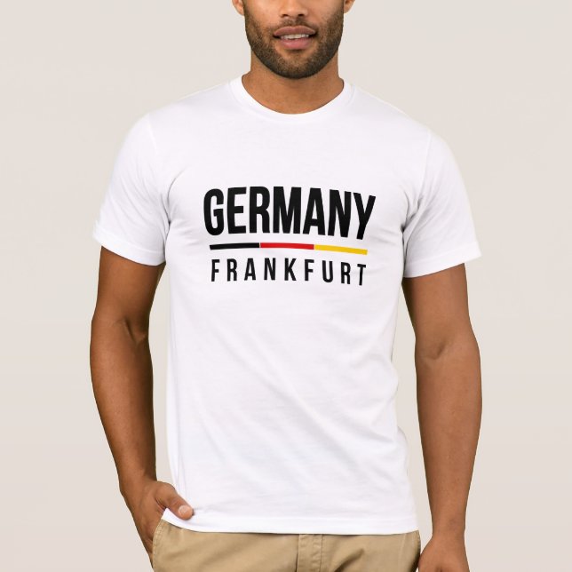 Frankfurt Deutschland T-Shirt (Vorderseite)