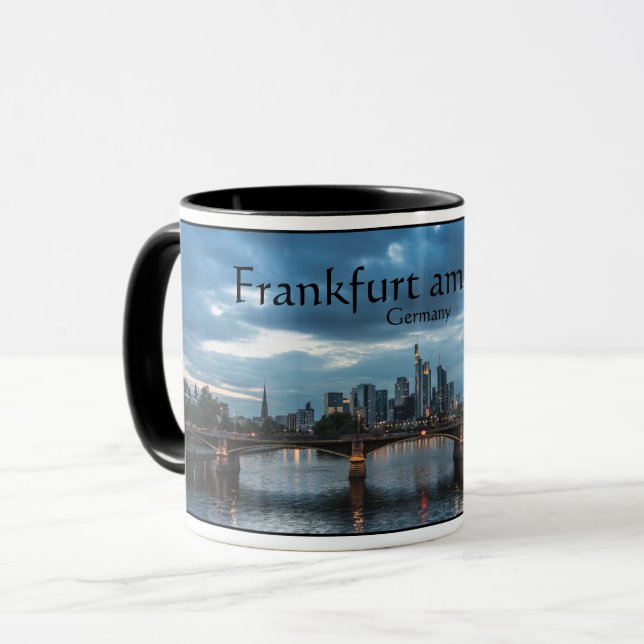 Frankfurt Deutschland Tasse (Vorderseite Links)