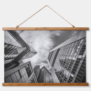 Frankfurt Deutschland Wandteppich Mit Holzrahmen