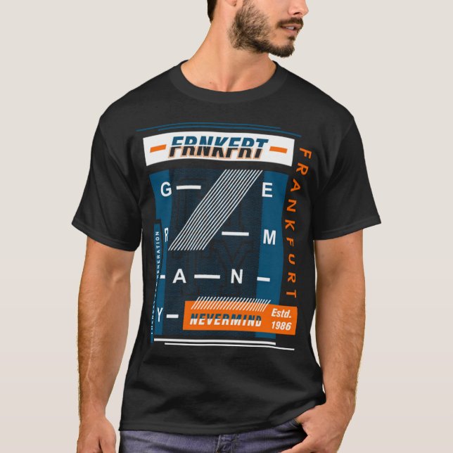 Frankfurt germany T-Shirt (Vorderseite)