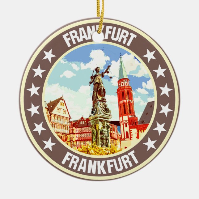 Frankfurt Keramik Ornament (Vorne)