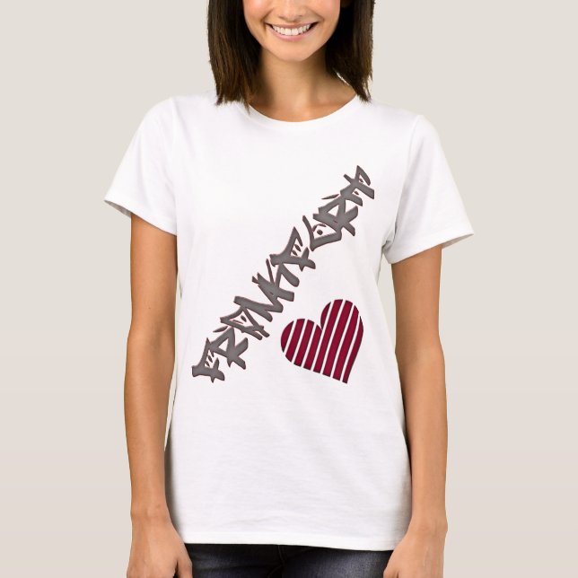 Frankfurt-Liebe T-Shirt (Vorderseite)