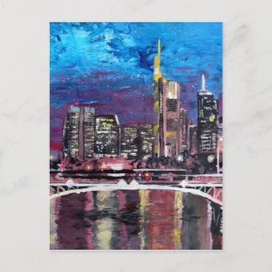 Frankfurt/Main Deutschland - Mainhattan Skyline Postkarte