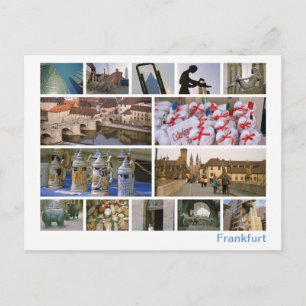 Frankfurt-Multi-Image Postkarte