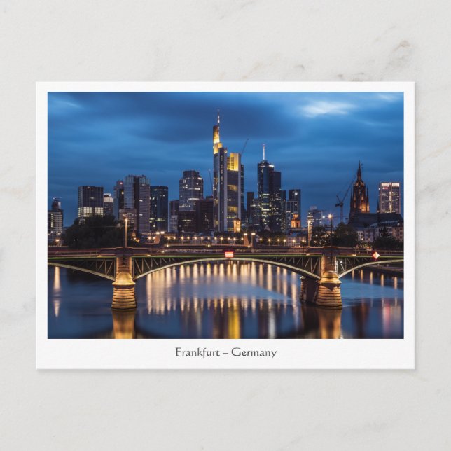Frankfurt Postkarte (Vorderseite)