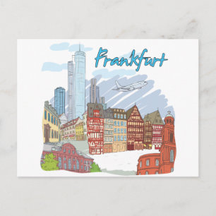 Frankfurt Postkarte