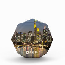 Frankfurt Skyline Deutschland Vintag Souvenirgesch