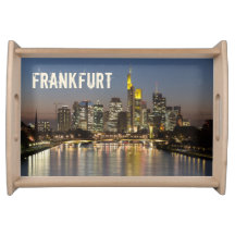 Frankfurt Skyline Deutschland Vintag Souvenirgesch