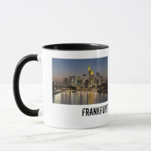 Frankfurt Skyline Deutschland Vintag Souvenirgesch