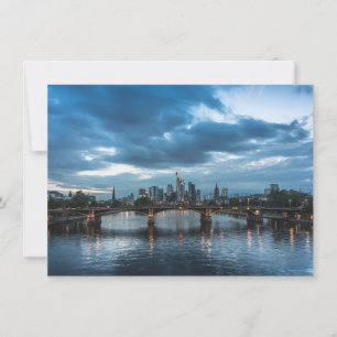 Frankfurt Skyline Germany Card