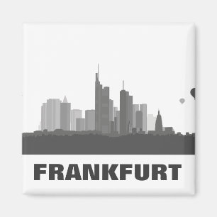 Frankfurt Skyline Kühlschrank Magnet