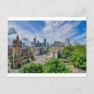 Frankfurt Skyline Postkarte