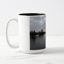 Frankfurt — Sonnenuntergang an der Main Tasse