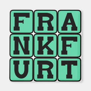 Frankfurt, Stadt Deutschland Magnet