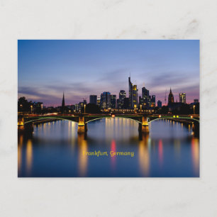 Frankfurter Brücke, Deutschland Postkarte