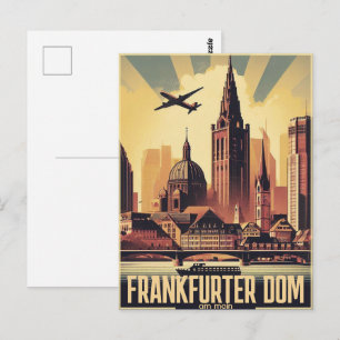 Frankfurter Dom am Main Frankfurter Kathedrale Postkarte