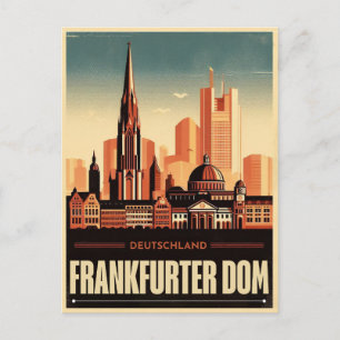 Frankfurter Dom am Main Frankfurter Kathedrale Postkarte