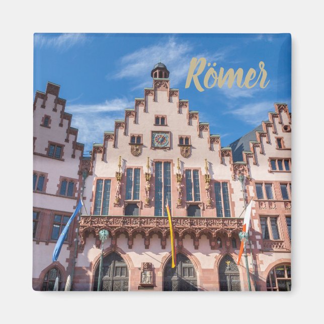 Frankfurter Roemer Deutschland Frankfurter Rathaus Magnet (Vorne)
