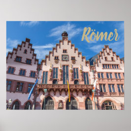 Frankfurter Roemer Deutschland Frankfurter Rathaus Poster