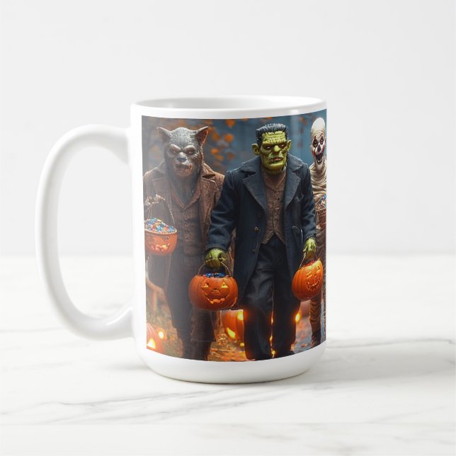 Frankie and Friends, Halloween Coffee Tasse (Links)