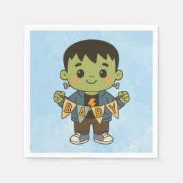 Frankie Baby Shower Napkins – Cute Monster-Themed Serviette