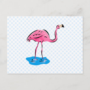 Frankie Flamingo Postkarte