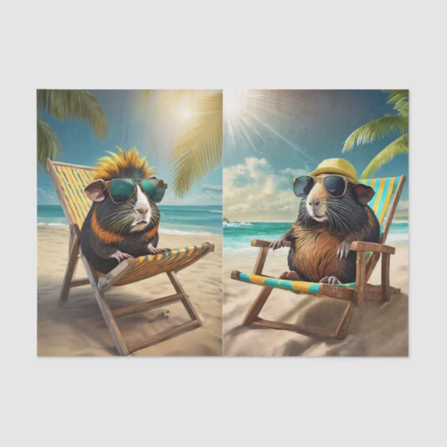 Frankie G & Gerald, Guinea Schweine Go Vaca Seidenpapier (Vorderseite)