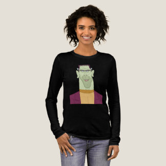Frankie ist ein Leben! Modernes Cartoon Halloween  Tri-Blend Shirt