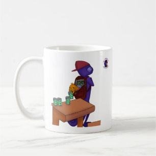 Frankie nimmt ein Soda Tasse